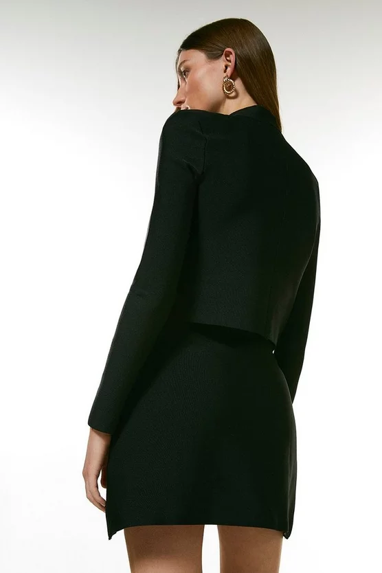 Hot Sale 😉 Karen Millen Military Bandage Short Knitted Jacket ✨ 3 Hot Sale 😉 Karen Millen Military Bandage Short Knitted Jacket ✨ - Image 3