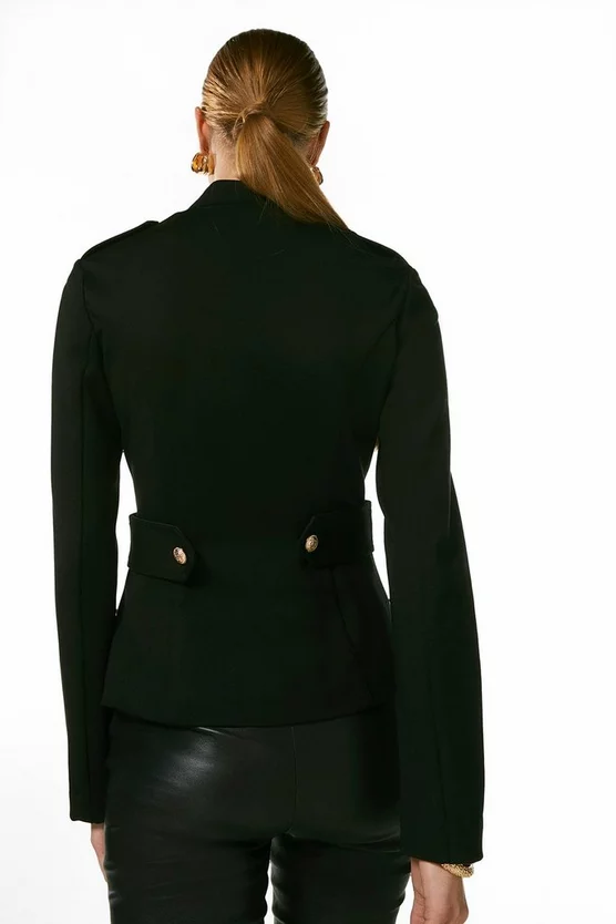 Cheap π Karen Millen Military Zip Front Ponte Jersey Blazer π 3 Cheap π Karen Millen Military Zip Front Ponte Jersey Blazer π - Image 3