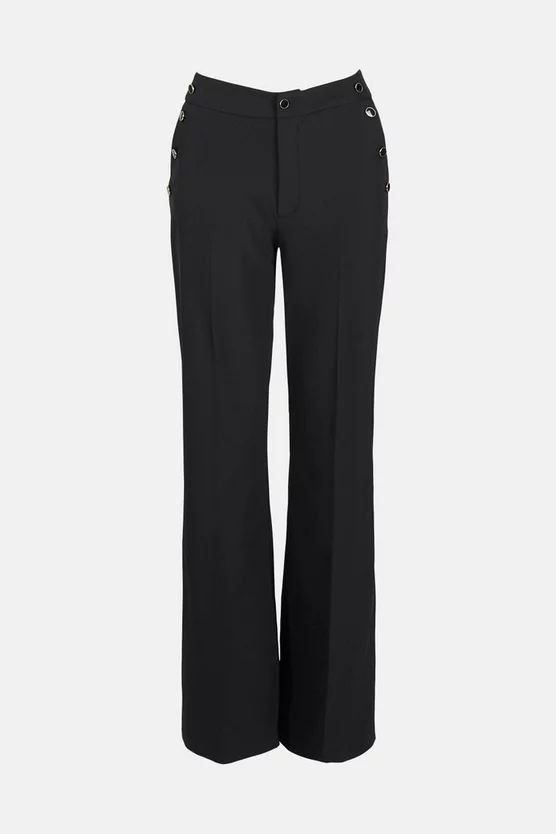 Best deal 🎉 Karen Millen Italian Technical Power Stretch Wide Leg Trousers ⌛ 2 Best deal 🎉 Karen Millen Italian Technical Power Stretch Wide Leg Trousers ⌛ - Image 2