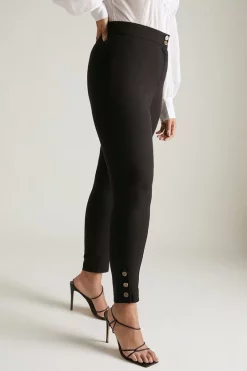 Best Pirce ✔️ Karen Millen Lydia Millen Plus Size Bi Stretch Button Jodhpur ❤️ -Workwear Shop akk05608 black xl 1