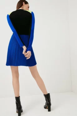 Brand new ๐ Karen Millen Colourblock Knit Pleat ๐ Skirt Skater ๐ Dress ๐ฅ 8 Brand new ๐ Karen Millen Colourblock Knit Pleat ๐ Skirt Skater ๐ Dress ๐ฅ -Workwear Shop akk06470 cobalt xl 2