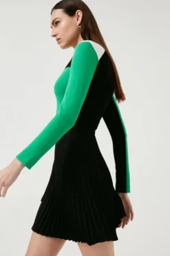 Brand new ๐ Karen Millen Colourblock Knit Pleat ๐ Skirt Skater ๐ Dress ๐ฅ 10 Brand new ๐ Karen Millen Colourblock Knit Pleat ๐ Skirt Skater ๐ Dress ๐ฅ -Workwear Shop akk06470 cobalt xl 4