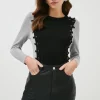Buy 🤩 Karen Millen Eyelet Detail Knitted Top 👏