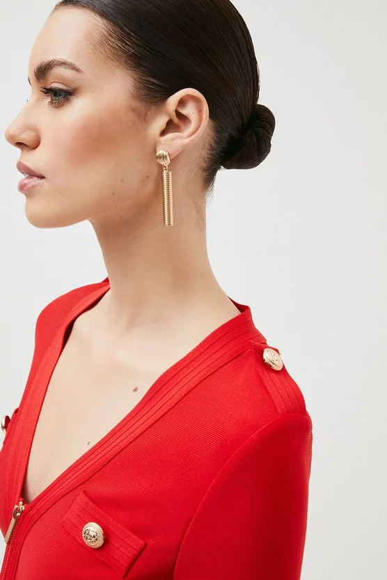 Coupon 🎉 Karen Millen Petite Bandage Knit 👗 Dress In Recycled Yarn 🎁 2 Coupon 🎉 Karen Millen Petite Bandage Knit 👗 Dress In Recycled Yarn 🎁 - Image 2