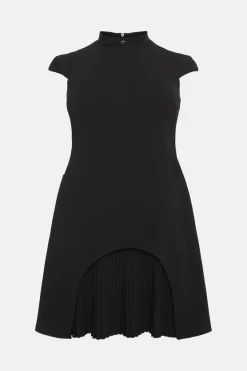 Buy ⌛ Karen Millen Plus Size Military Tailored Mini 👗 Dress ❤️ -Workwear Shop akk94712 black xl 4