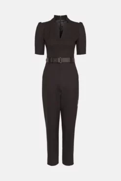 Outlet 😉 Karen Millen Forever Belted Jumpsuit ⌛
