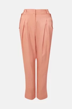 Coupon ✔️ Karen Millen Linen Mix Trousers 😉 8 Coupon ✔️ Karen Millen Linen Mix Trousers 😉 -Workwear Shop akk96595 blush xl 3
