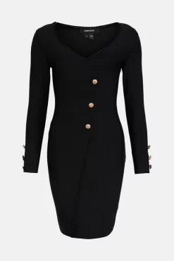 Best reviews of ๐ Karen Millen Bandage Knit Military Trim Wrap Front ๐ Dress ๐ 9 Best reviews of ๐ Karen Millen Bandage Knit Military Trim Wrap Front ๐ Dress ๐ -Workwear Shop bkk00847 black xl 3