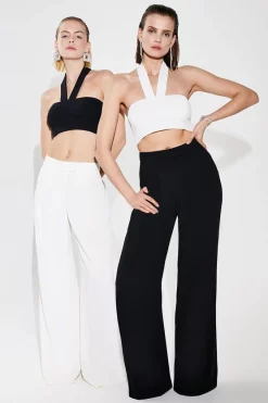 Discount 🔥 Karen Millen Limited Edition Oversized Wide Leg Trousers ⭐