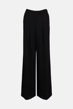 Discount 🔥 Karen Millen Limited Edition Oversized Wide Leg Trousers ⭐ -Workwear Shop bkk00956 black xl 4