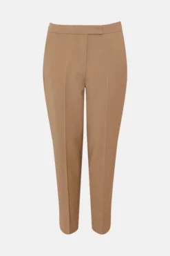 Best reviews of 💯 Karen Millen Wool Blend Mid Rise Slim Leg Trouser 🛒 -Workwear Shop bkk02352 camel xl 3