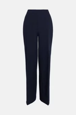 Best reviews of 👍 Karen Millen Tailored Stretch Wide Leg Trouser 🎁 -Workwear Shop bkk02451 navy xl 3
