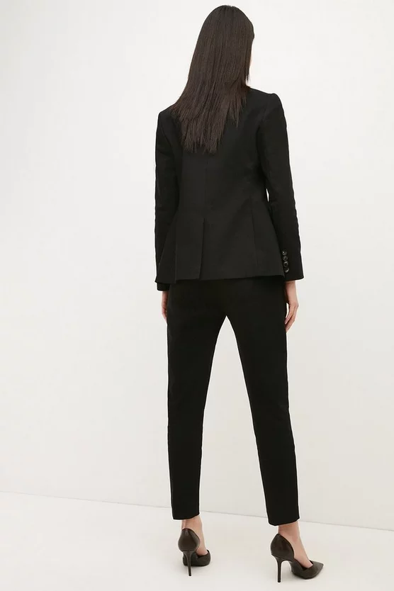 Flash Sale π Karen Millen Cotton Sateen Tailored Slim Leg Trouser π 3 Flash Sale π Karen Millen Cotton Sateen Tailored Slim Leg Trouser π - Image 3