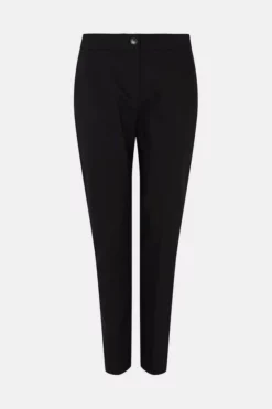 Flash Sale π Karen Millen Cotton Sateen Tailored Slim Leg Trouser π 9 Flash Sale π Karen Millen Cotton Sateen Tailored Slim Leg Trouser π -Workwear Shop bkk02843 black xl 3