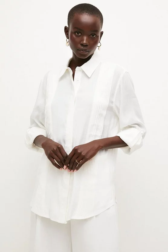 Deals ๐ Karen Millen Lydia Millen Linen Longline ๐ Shirt โจ 2 Deals ๐ Karen Millen Lydia Millen Linen Longline ๐ Shirt โจ - Image 2