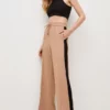 Brand new 🧨 Karen Millen Soft Twill Colour Block Wide Leg Trouser 😀