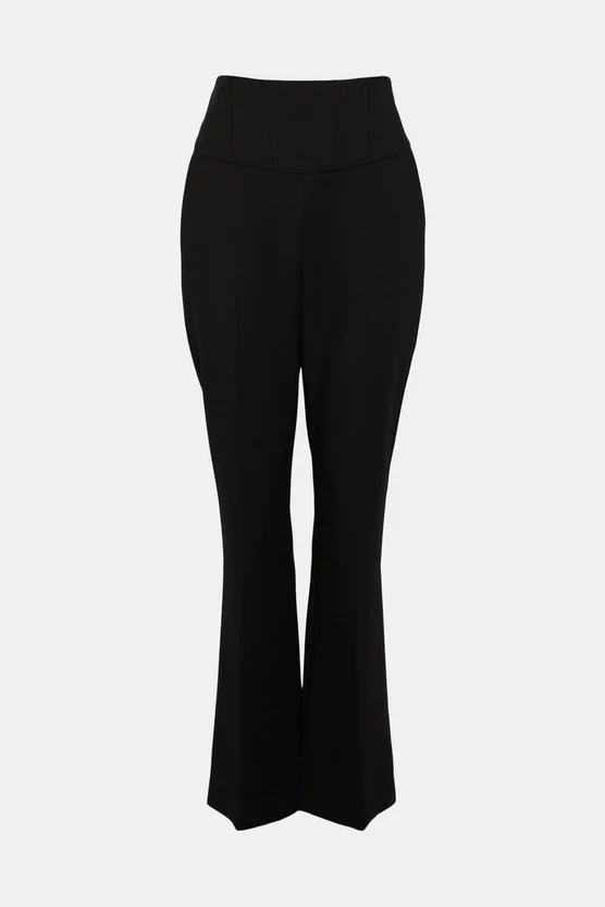 Deals ❤️ Karen Millen Compact Stretch High Waist Wide Leg Trouser ✨ 4 Deals ❤️ Karen Millen Compact Stretch High Waist Wide Leg Trouser ✨ - Image 4