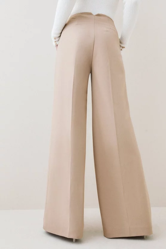 New 🧨 Karen Millen Essential Mid Rise Wide Leg Darted Trouser 🥰 3 New 🧨 Karen Millen Essential Mid Rise Wide Leg Darted Trouser 🥰 - Image 3