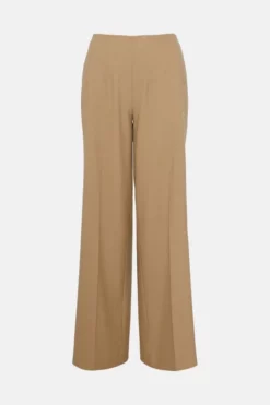 New 🧨 Karen Millen Essential Mid Rise Wide Leg Darted Trouser 🥰 9 New 🧨 Karen Millen Essential Mid Rise Wide Leg Darted Trouser 🥰 -Workwear Shop bkk03700 camel xl 3