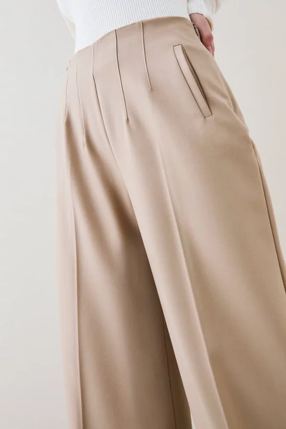 New 🧨 Karen Millen Essential Mid Rise Wide Leg Darted Trouser 🥰 5 New 🧨 Karen Millen Essential Mid Rise Wide Leg Darted Trouser 🥰 - Image 5