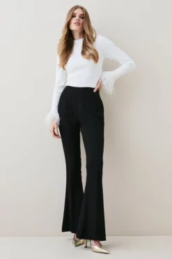 Flash Sale 😉 Karen Millen Kickflare Darted Waist Tailored Trouser ✨