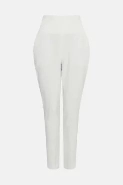 Budget 😀 Karen Millen Tailored Slim Leg Trousers 👍 -Workwear Shop bkk04135 ivory xl 3