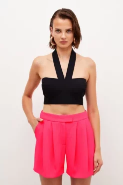 Best deal ๐ Karen Millen Soft Twill Tailored Short ๐งจ 11 Best deal ๐ Karen Millen Soft Twill Tailored Short ๐งจ -Workwear Shop bkk04416 bright20pink xl 2