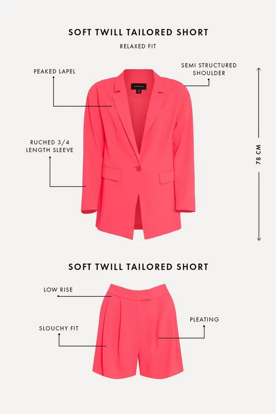 Best deal ๐ Karen Millen Soft Twill Tailored Short ๐งจ 7 Best deal ๐ Karen Millen Soft Twill Tailored Short ๐งจ - Image 7