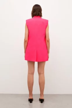 Best deal ✔️ Karen Millen Soft Twill Sleeveless Tux Jacket 🛒 -Workwear Shop bkk04419 bright20pink xl 5