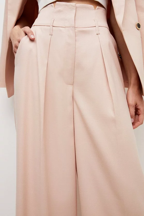 Cheap ๐งจ Karen Millen Relaxed Tailored High Waist Wide Leg Trousers ๐ 2 Cheap ๐งจ Karen Millen Relaxed Tailored High Waist Wide Leg Trousers ๐ - Image 2