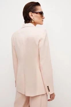 Best reviews of ❤️ Karen Millen Relaxed Tailored Double Breasted Jacket 💯 -Workwear Shop bkk04723 blush xl 4