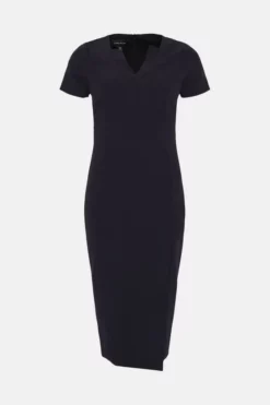 Cheap 😉 Karen Millen Tailored Stretch Notch Neck Pencil Midi 👗 Dress 🔔 -Workwear Shop bkk04727 black xl 3