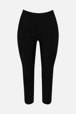 Discount 👍 Karen Millen Plus Size Essential Techno Woven Trouser 💯 -Workwear Shop bkk04925 black xl 3