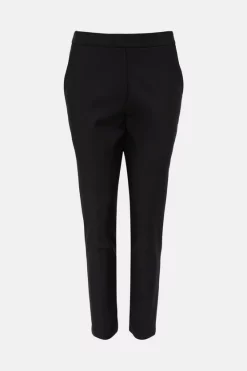 Brand new ⭐ Karen Millen Petite Essential Techno Woven Trouser 😍 -Workwear Shop bkk04927 black xl 3
