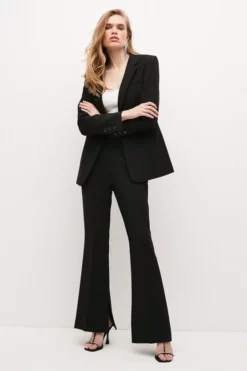Best deal 👏 Karen Millen Compact Stretch Single Breasted Jacket 🔥 13 Best deal 👏 Karen Millen Compact Stretch Single Breasted Jacket 🔥 -Workwear Shop bkk05067 black xl 4