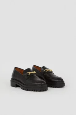 Brand new 🔥 Karen Millen Leather Croc Snaffle Loafer 🥰 -Workwear Shop bkk05551 black20croc xl 3