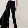 Wholesale 👏 Karen Millen Compact Stretch Zip Through Slim Leg Trouser 🌟