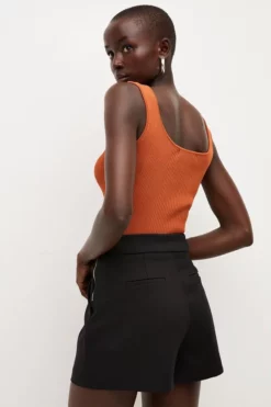 Best deal 😀 Karen Millen Essential Techno Woven Short 🛒 -Workwear Shop bkk05984 black xl 2