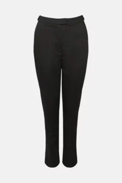 Flash Sale 😀 Karen Millen Essential High Rise Tab Side Slim Leg Trouser 😉 -Workwear Shop bkk05996 black xl 3