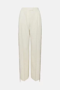 Top 10 🧨 Karen Millen Crystal Fringe Straight Leg Trouser 🥰 -Workwear Shop bkk06039 ivory xl 3