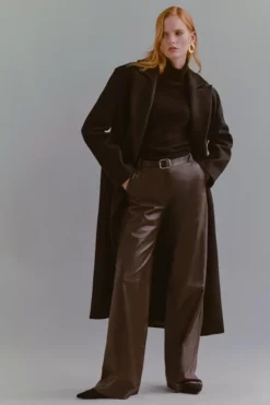 Wholesale 👍 Karen Millen Italian Virgin Wool Strong Shoulder Anti Fit 🧥 Coat 🤩 -Workwear Shop bkk06283 black xl 1