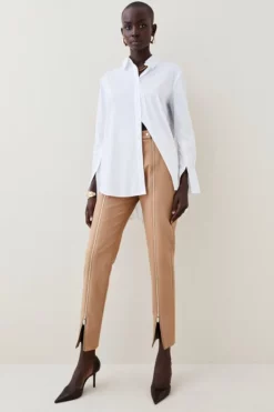 Best Pirce 👏 Karen Millen Zip Front Skinny Trouser 🥰