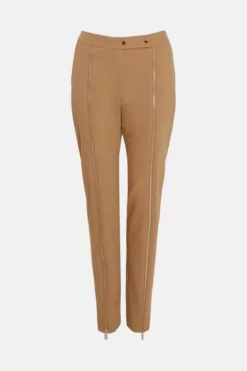 Best Pirce 👏 Karen Millen Zip Front Skinny Trouser 🥰 -Workwear Shop bkk06702 camel xl 3