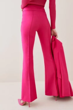 Outlet ❤️ Karen Millen Compact Crepe Kickflare Trouser 😀 -Workwear Shop bkk06988 pink xl 2