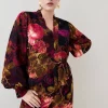 Best deal ⌛ Karen Millen Plus Size Photographic Floral Woven Blouse 🌟