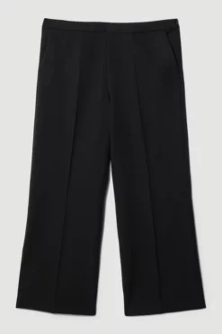 Flash Sale 🌟 Karen Millen Plus Size Compact Essential Tailored Wide Leg Trouser 💯 -Workwear Shop bkk07323 black xl 3