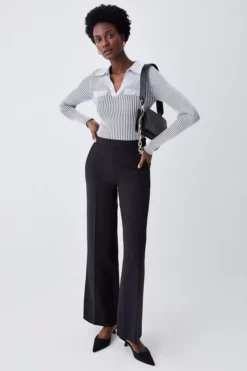 Best reviews of 🔔 Karen Millen Compact Essential Tailored Wide Leg Trouser ⭐