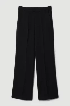 Best reviews of 🔔 Karen Millen Compact Essential Tailored Wide Leg Trouser ⭐ -Workwear Shop bkk07333 black xl 3