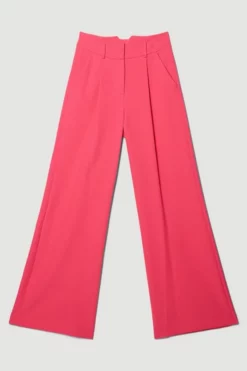 Best Sale 😀 Karen Millen Tall High Waist Wide Leg Tailored Trouser 🌟 9 Best Sale 😀 Karen Millen Tall High Waist Wide Leg Tailored Trouser 🌟 -Workwear Shop bkk07547 pink xl 3