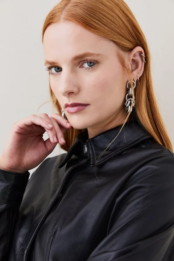 Brand new ๐ฅ Karen Millen Leather Corset ๐ Shirt โค๏ธ 7 Brand new ๐ฅ Karen Millen Leather Corset ๐ Shirt โค๏ธ - Image 7